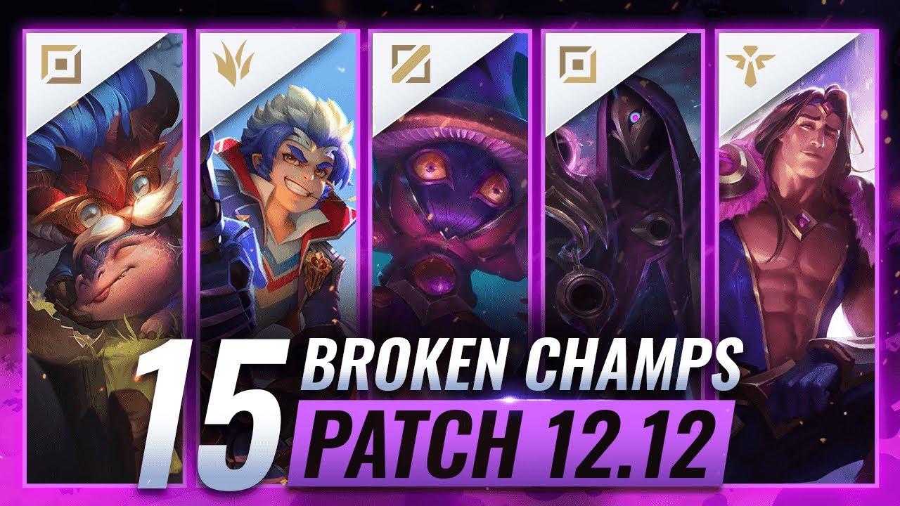 15 MOST OP Champion Predictions for Patch 12.12 - League of Legends thumbnail