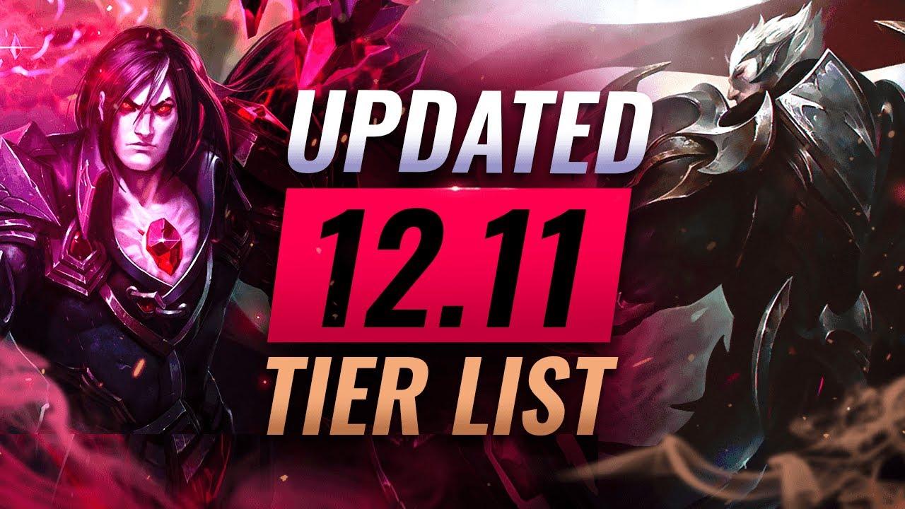 UPDATED Patch 12.11 Tier List: Zeri HOTFIX & More - League of Legends Season 12 thumbnail