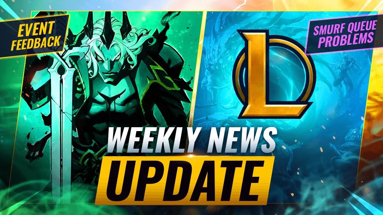 WEEKLY NEWS UPDATE: Smurf Queue Issues + Event Complaints & More - League of Legends thumbnail