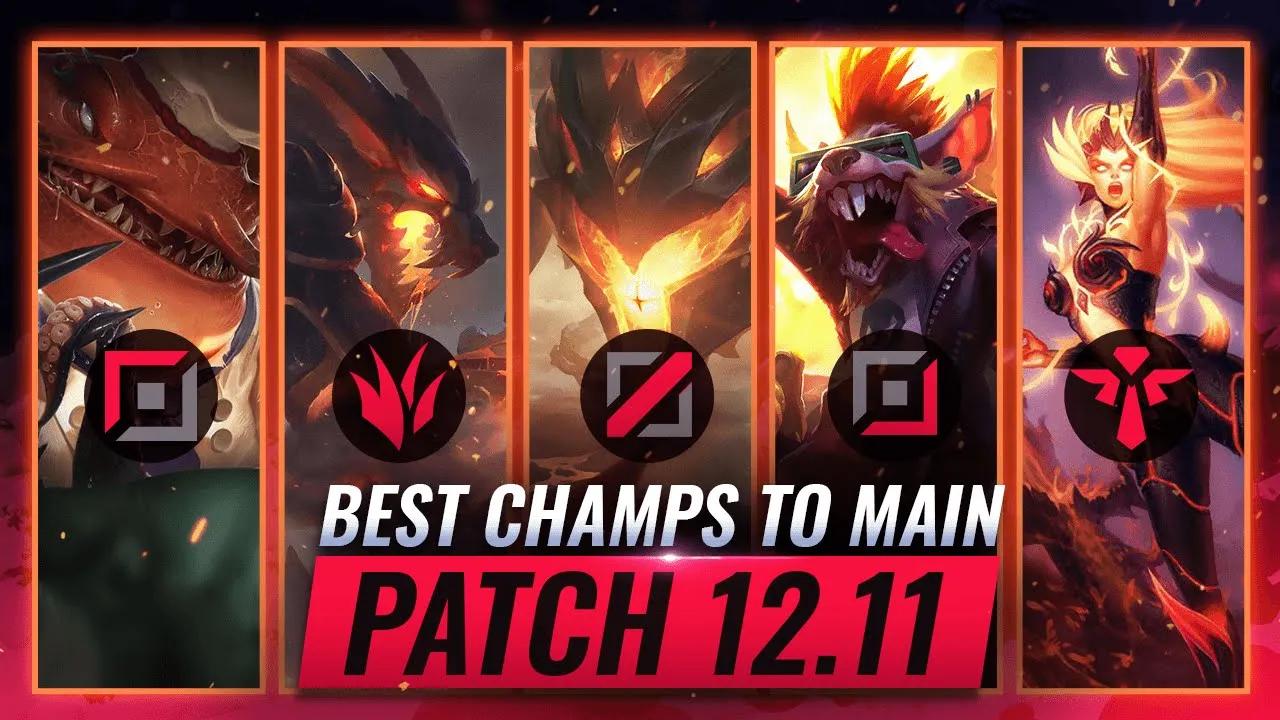 TOP 3 Mains For EVERY ROLE in Patch 12.11 - League of Legends Season 12 thumbnail