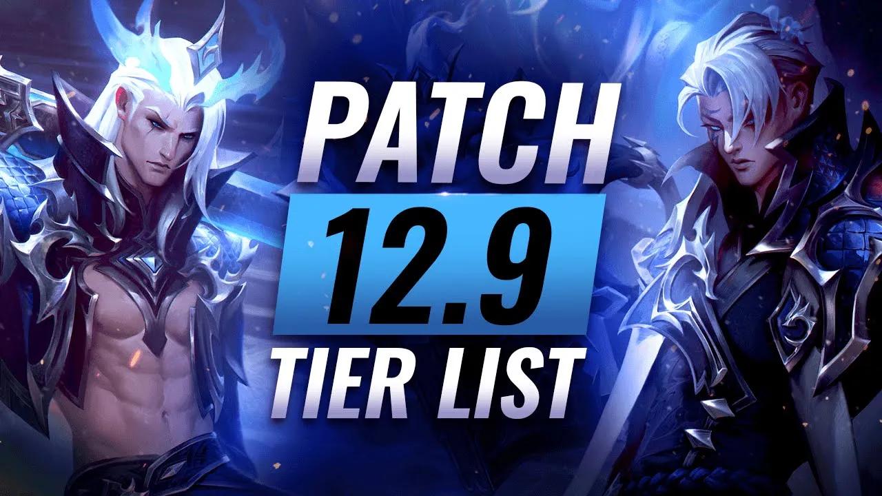 PATCH 12.9 TIER LIST: All Buffs & Nerfs + Skins - League of Legends thumbnail