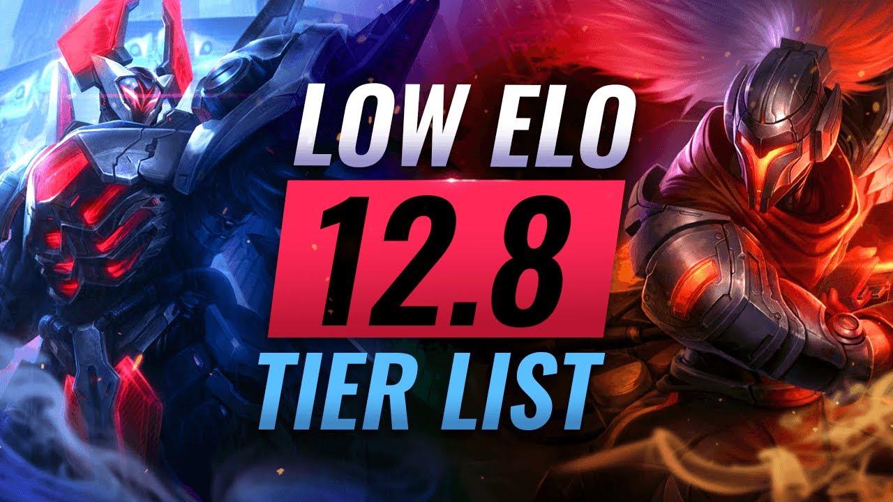 LOW ELO Patch 12.8 Tier List: Solo Laners are KING - League of Legends thumbnail