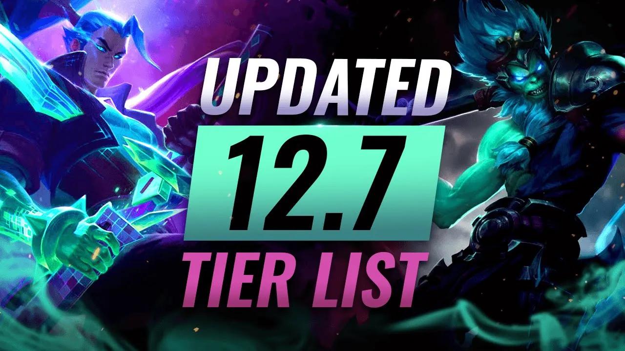 UPDATED PATCH 12.7 Tier List: Zeri Hotfix + More - League of Legends thumbnail