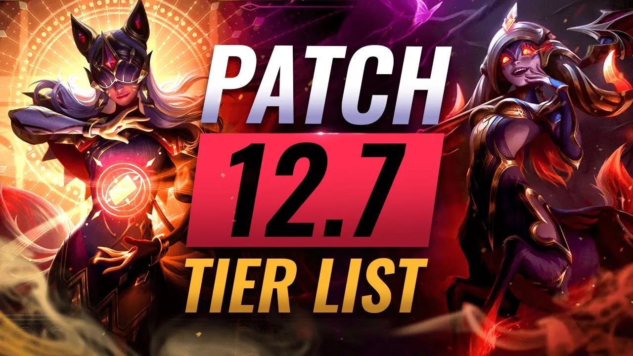 PATCH 12.7 TIER LIST: Moonstone + Galeforce NERFS  & MORE - League of Legends thumbnail