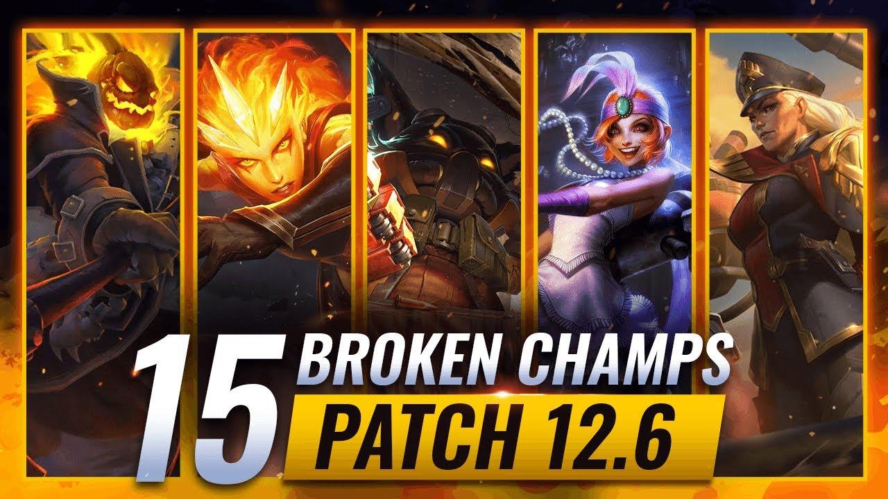 15 Most Broken Champions in Patch 12.6 - League of Legends Predictions thumbnail