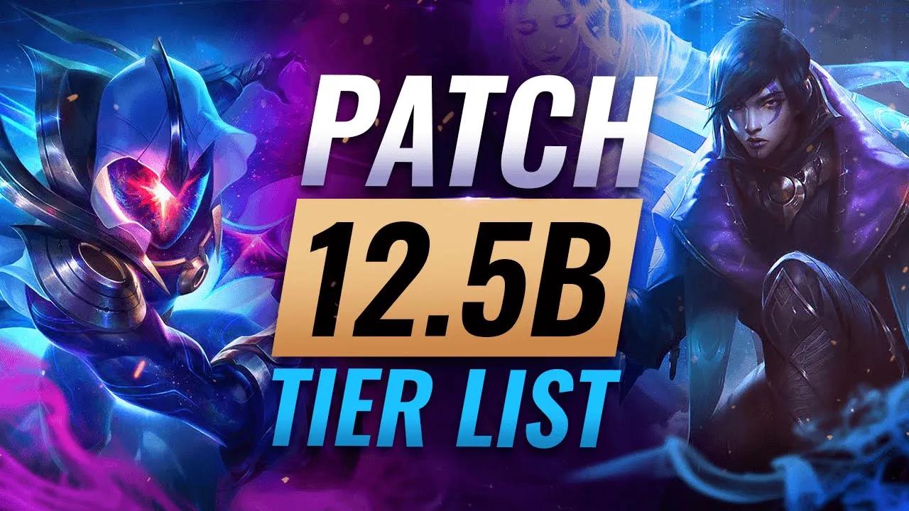 UPDATED TIER LIST: Best Champions in Patch 12.5b - League of Legends thumbnail