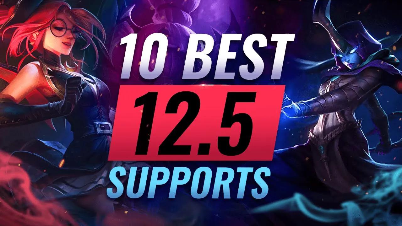 Top 10 SUPPORTS For Solo Queue in Patch 12.5 - League of Legends Season 12 thumbnail