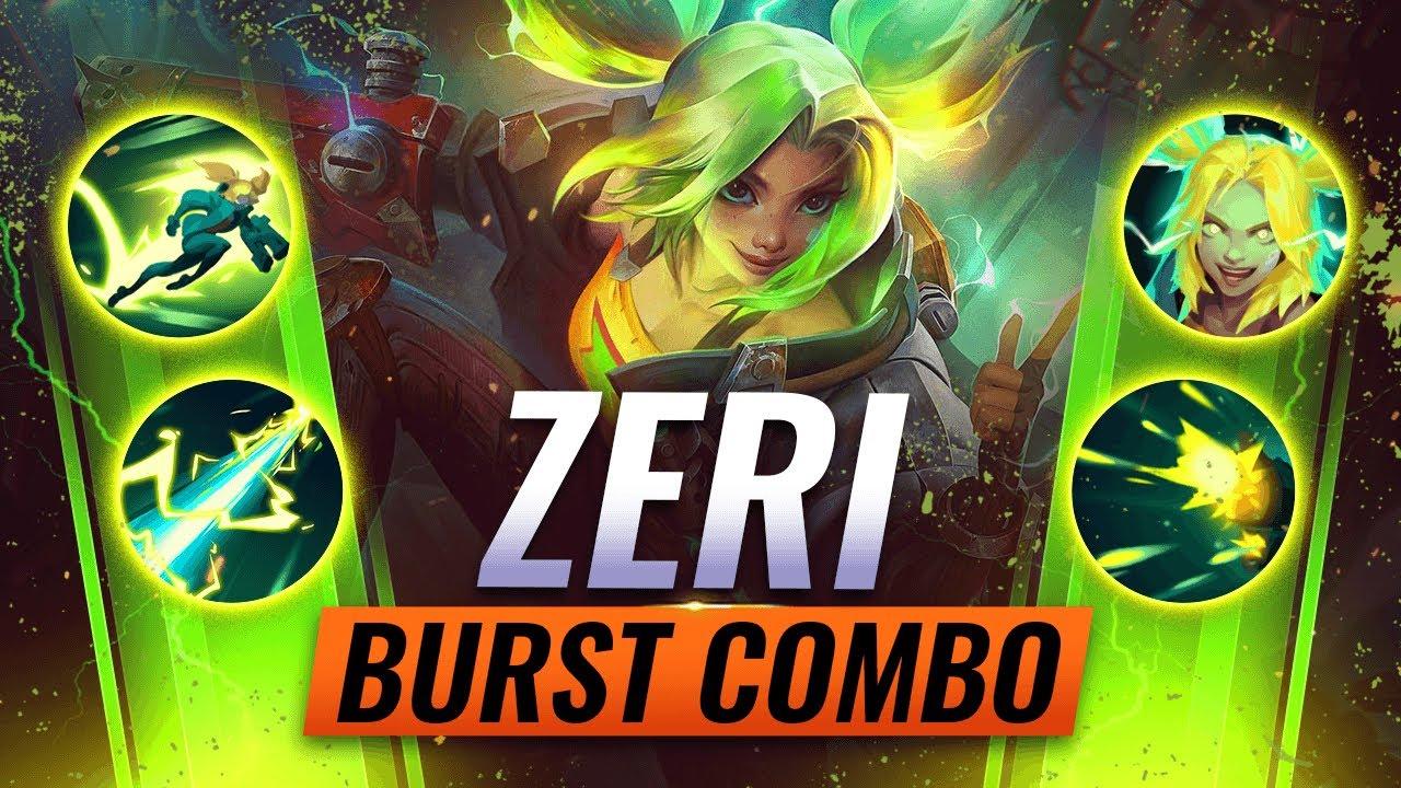 Zeri's BEST BURST Combo in League of Legends - Season 12 #Shorts thumbnail