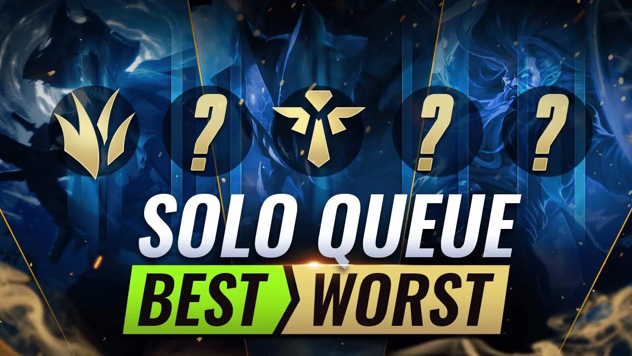 Ranking EVERY ROLE From BEST to WORST in Solo Queue - League of Legends Season 12 thumbnail