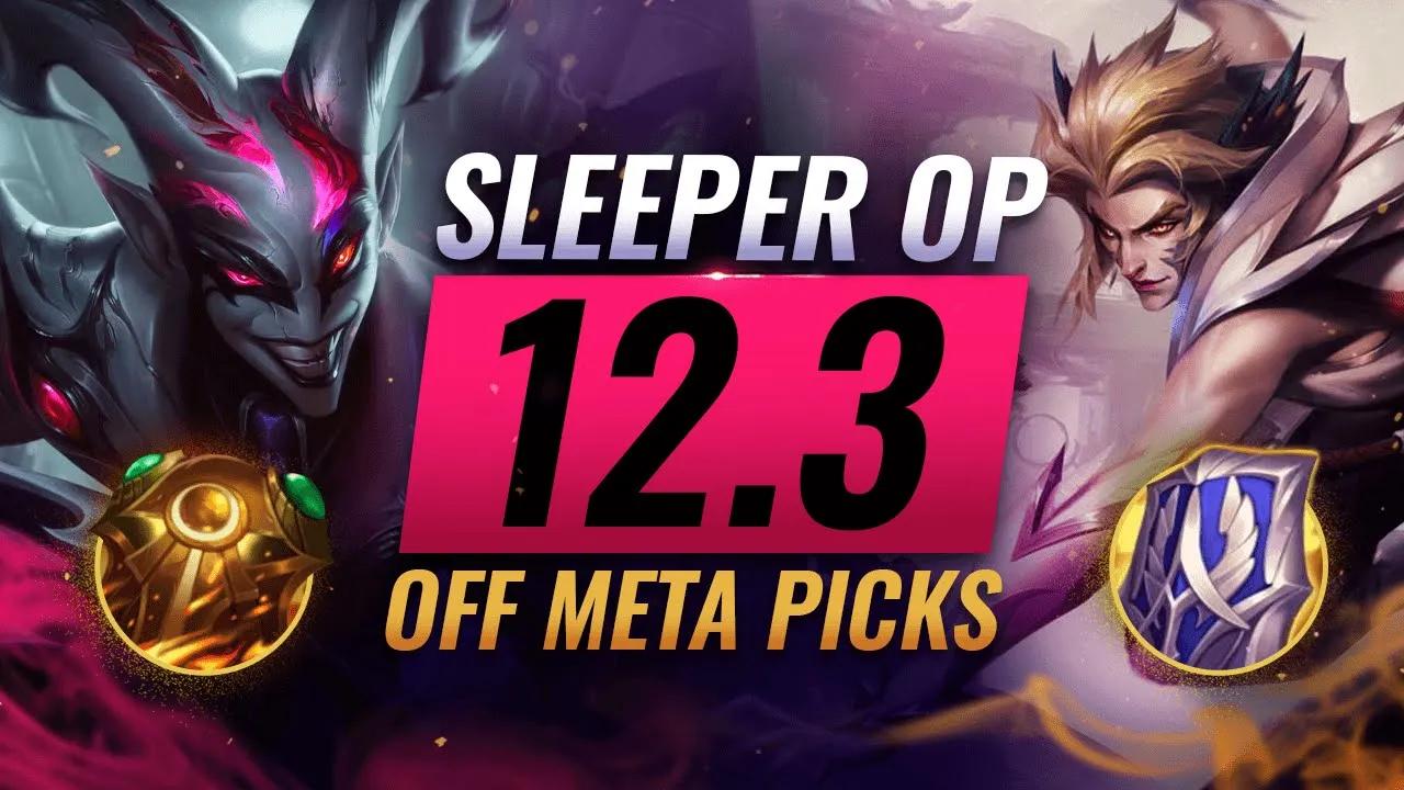 5 Sleeper OP OFF META Picks You HAVE TO ABUSE in League of Legends Patch 12.3 - Season 12 thumbnail