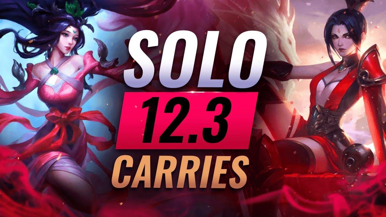 10 SOLO CARRY Champs You NEED To Watch Out For in League of Legends Patch 12.3 - Season 12 thumbnail