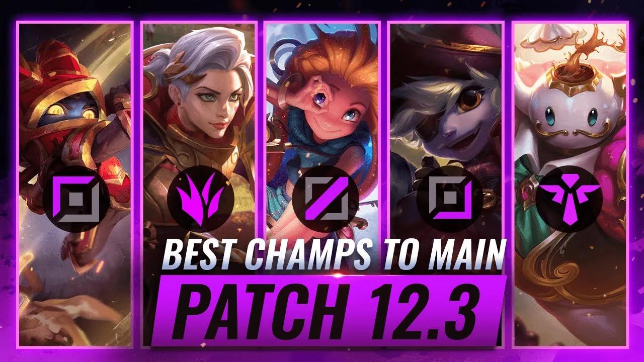 TOP 3 Champions To MAIN For EVERY ROLE in Patch 12.3 - League of Legends Season 12 thumbnail