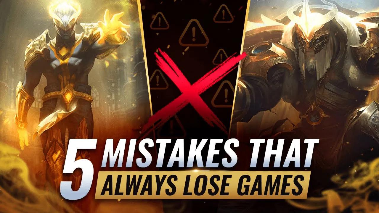 5 GAME-LOSING Mistakes You NEED To Avoid on Patch 12.3 - League of Legends Season 12 thumbnail