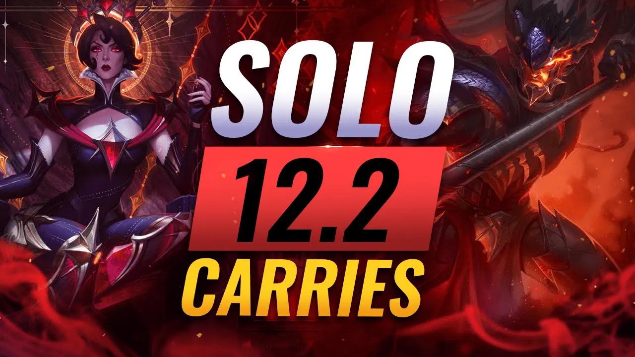 10 SOLO CARRY Champs You NEED To Watch Out For in League of Legends Patch 12.2 - Season 12 thumbnail