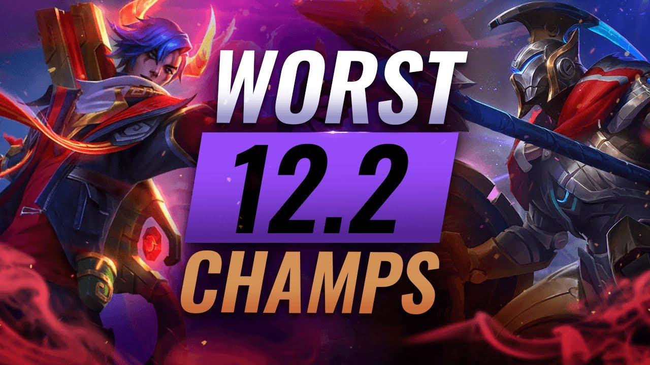 10 WORST Champions YOU SHOULD AVOID Going Into Patch 12.2 - League of Legends Predictions thumbnail