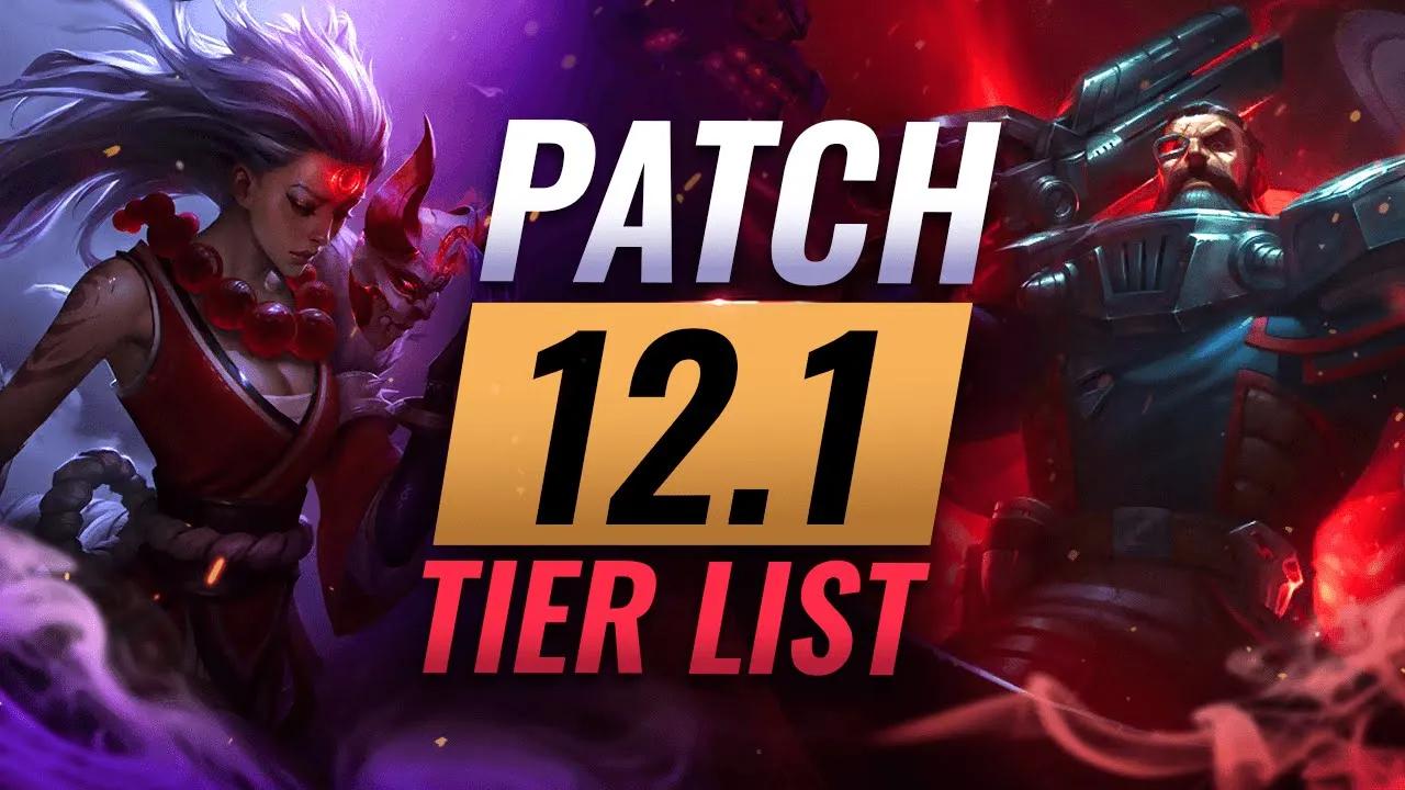 NEW Season 12 BEST Champions TIER List – League of Legends Patch 12.1 thumbnail