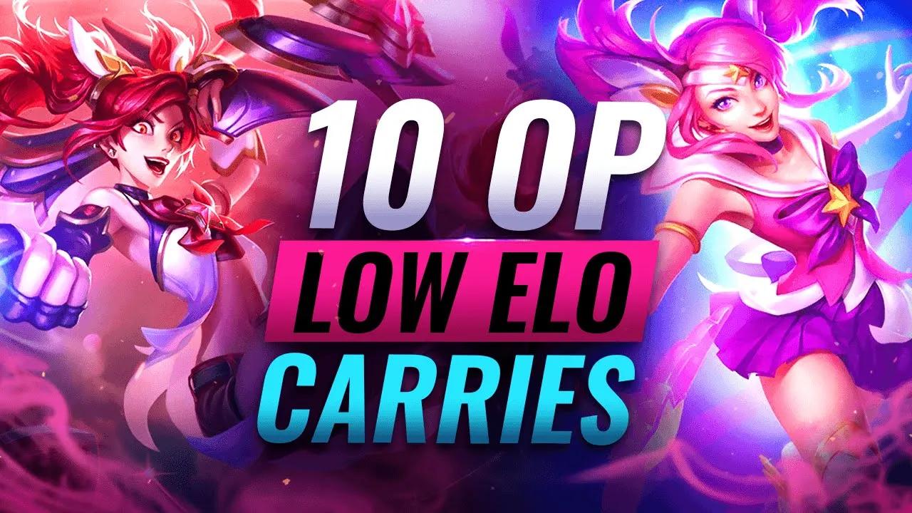 10 Most OP LOW ELO Carries for Season 12 - League of Legends Patch 11.24b thumbnail