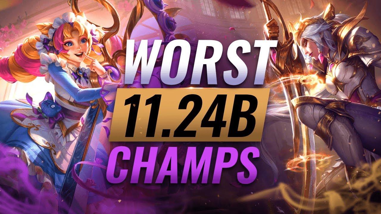 10 WORST Champions YOU SHOULD AVOID Going Into Patch 11.24b - League of Legends Predictions thumbnail