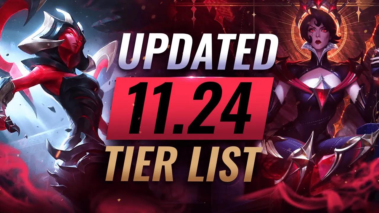 UPDATED Preseason BEST Champions TIER List – League of Legends Patch 11.24 thumbnail