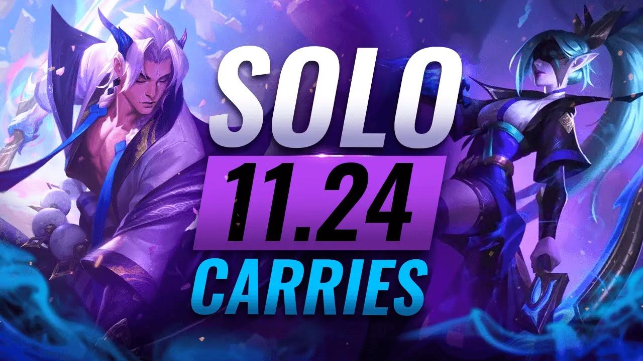 10 BEST PRESEASON CARRIES in League of Legends - Patch 11.24 thumbnail