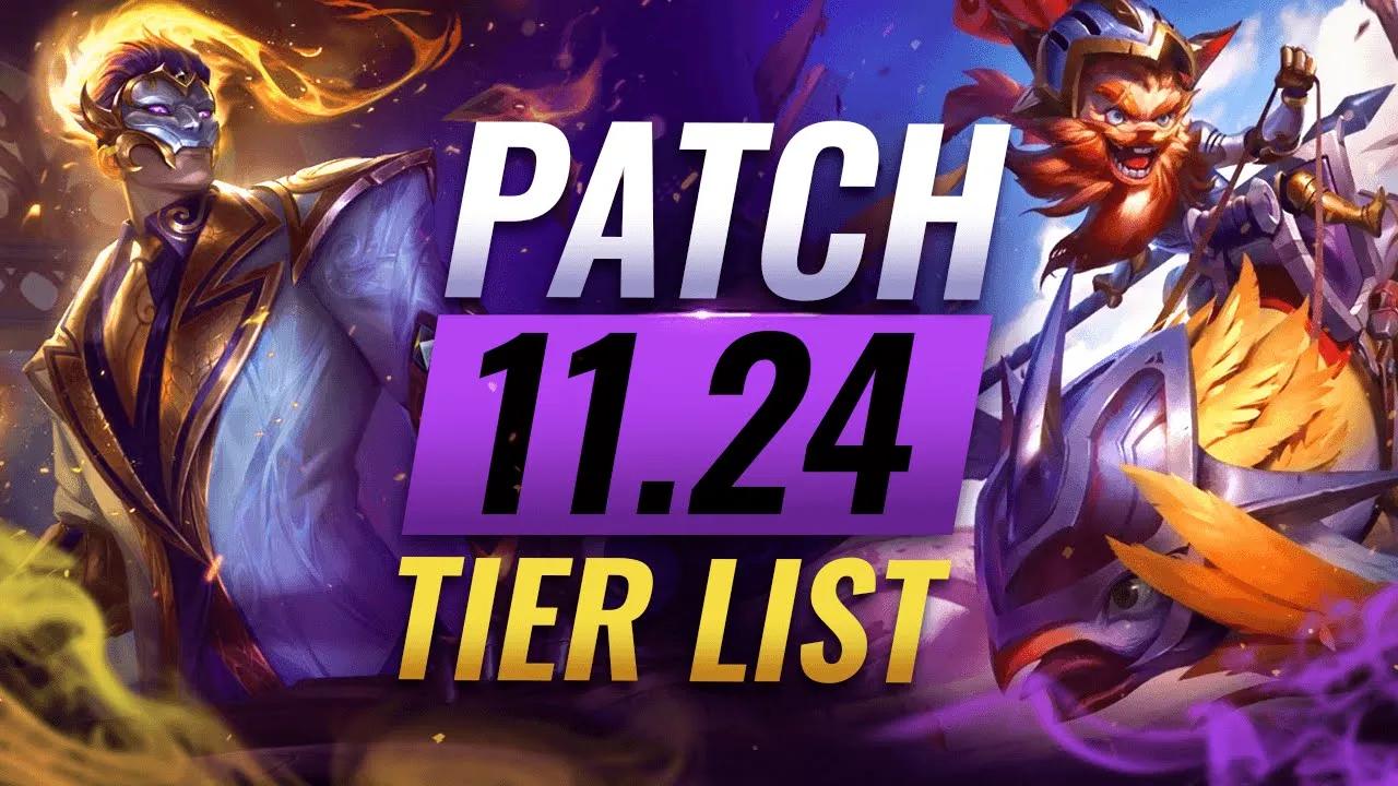 NEW Preseason BEST Champions TIER List – League of Legends Patch 11.24 thumbnail