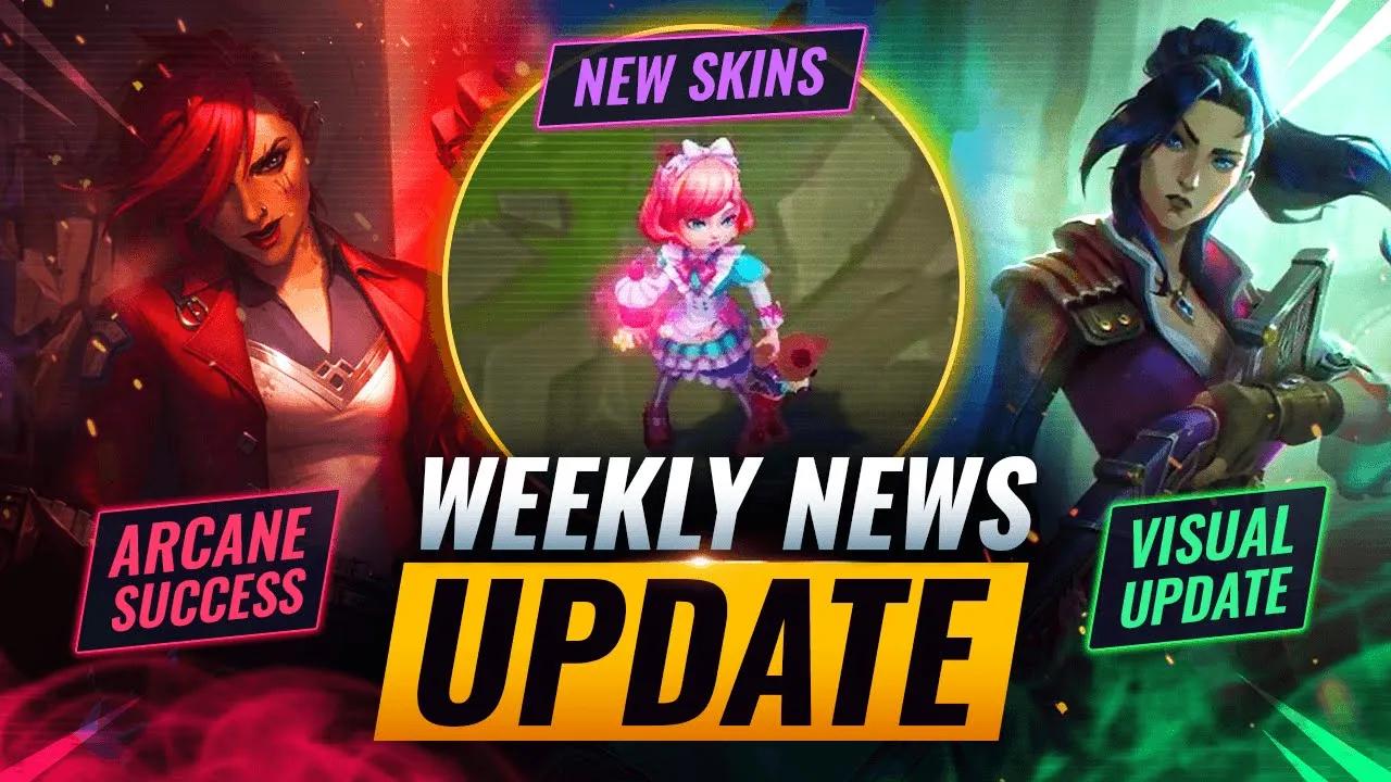 NEWS UPDATE: CAITLYN VGU + Arcane HYPE & MORE - League of Legends Season 11 thumbnail