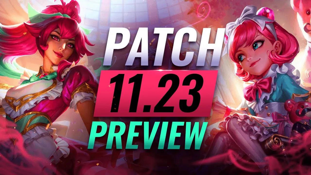 NEW PRESEASON PATCH PREVIEW: Upcoming Changes List For Patch 11.23 - League of Legends thumbnail