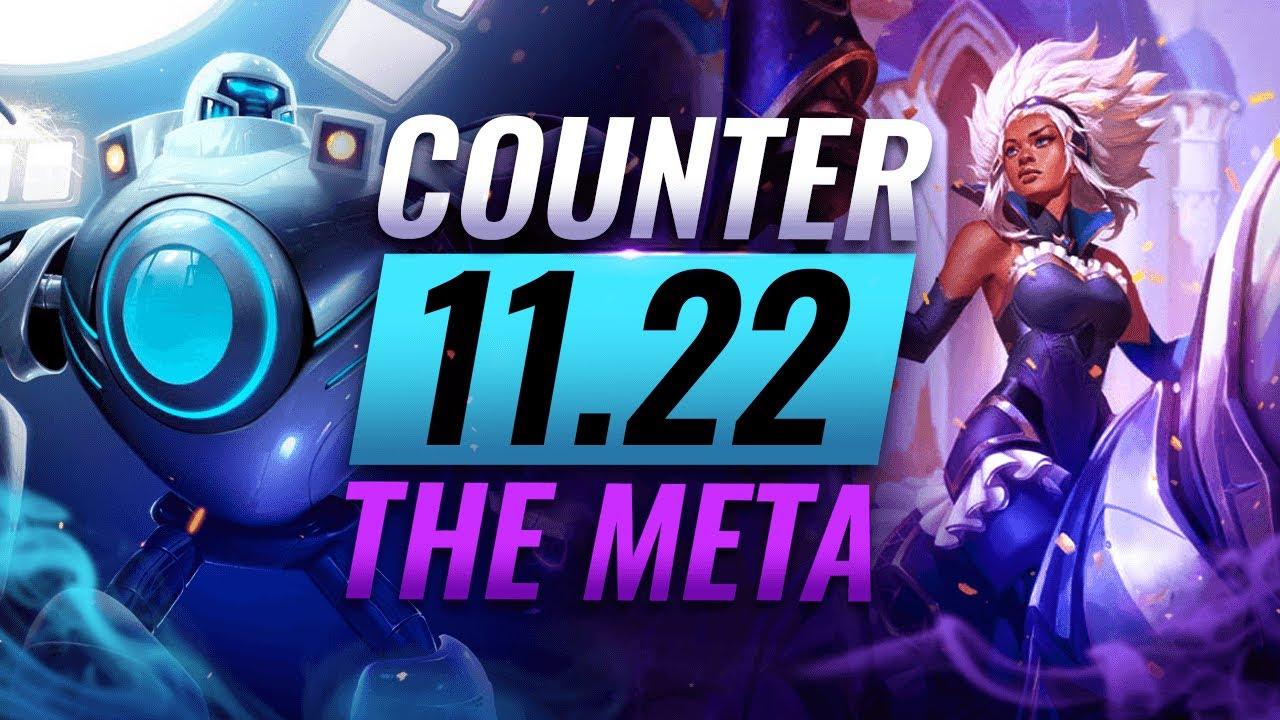 COUNTER THE META: How To DESTROY OP Champs for EVERY Role - League of Legends Patch 11.22 thumbnail