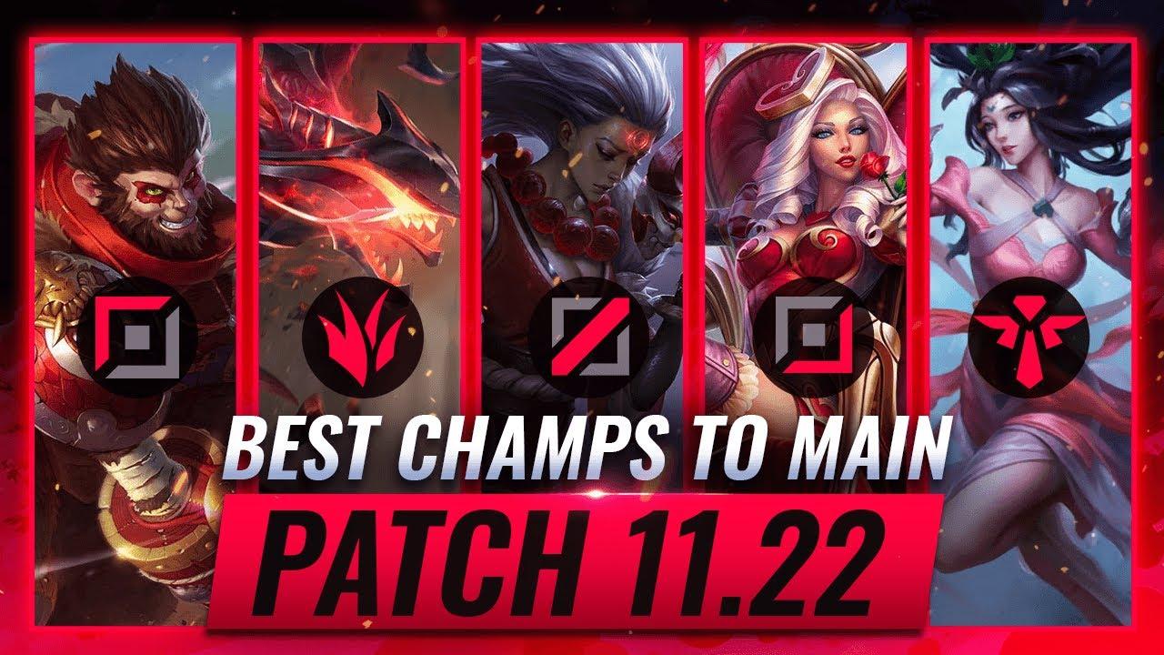 3 BEST Champions To MAIN For EVERY ROLE in Patch 11.22 - League of Legends thumbnail