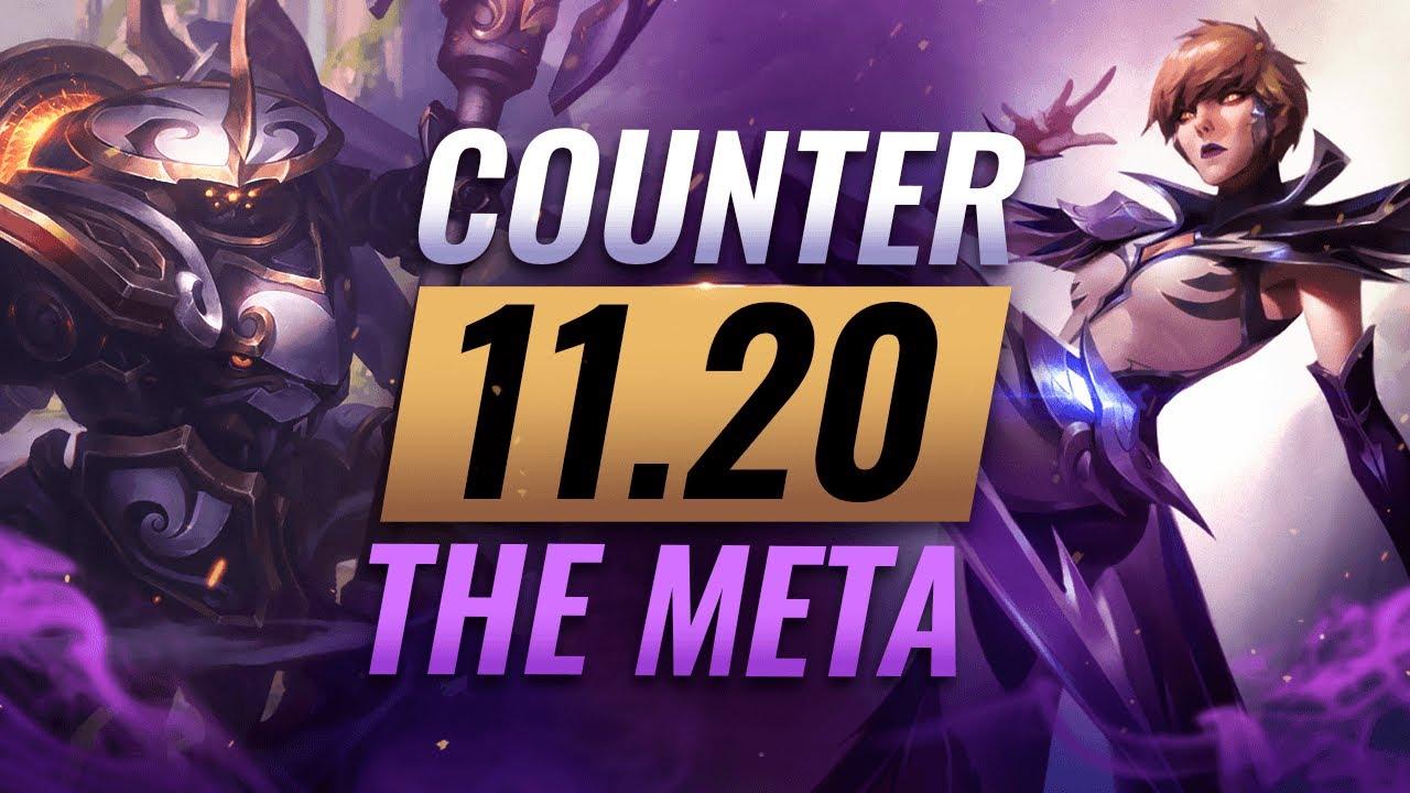 COUNTER THE META: How To DESTROY OP Champs for EVERY Role - League of Legends Patch 11.20 thumbnail