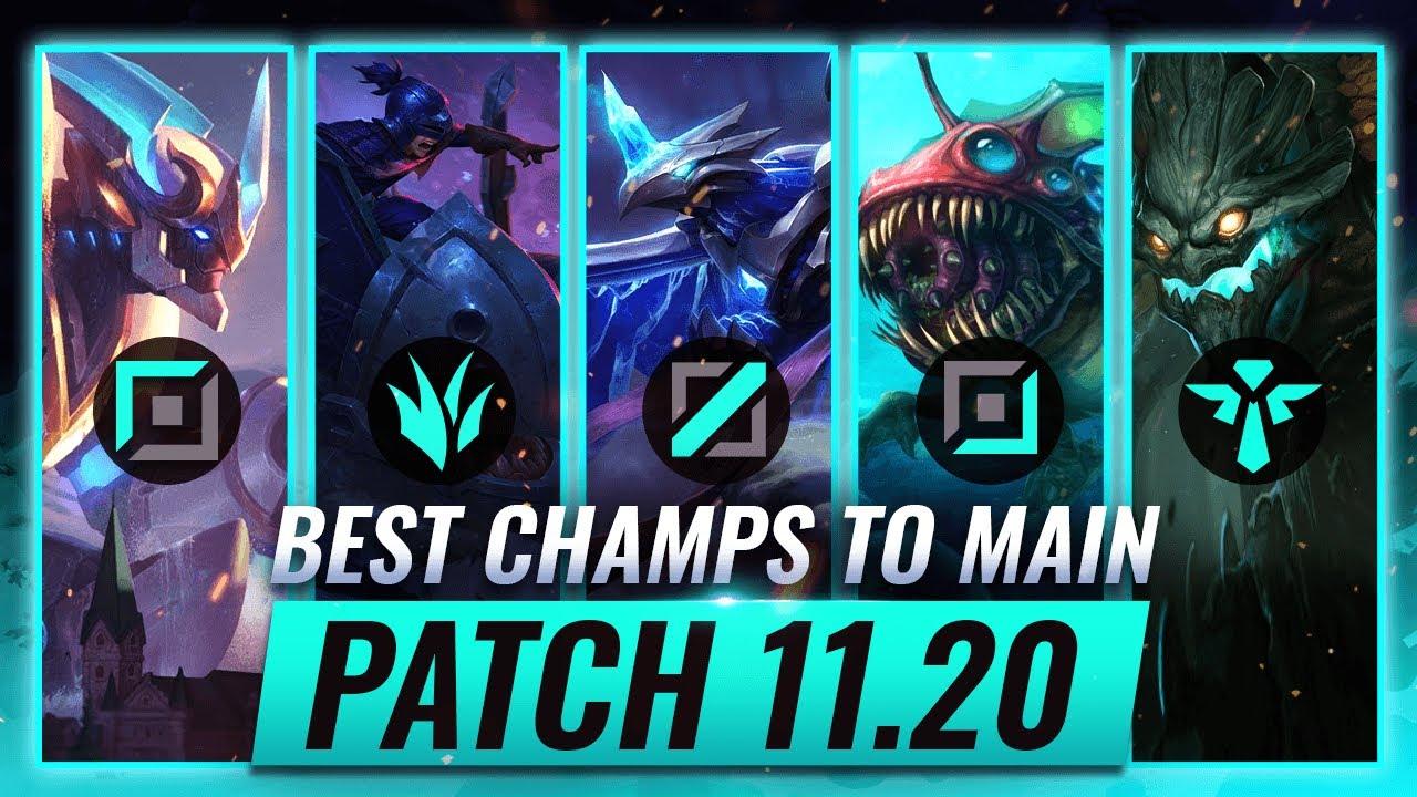 3 BEST Champions To MAIN For EVERY ROLE in Patch 11.20 - League of Legends thumbnail