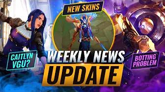 NEWS UPDATE: CAITLYN VGU + PATCH HIGHLIGHTS & More- League of Legends Season 11 thumbnail