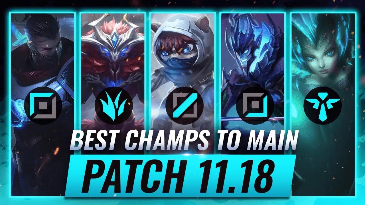 3 BEST Champions To MAIN For EVERY ROLE in Patch 11.18 - League of Legends thumbnail