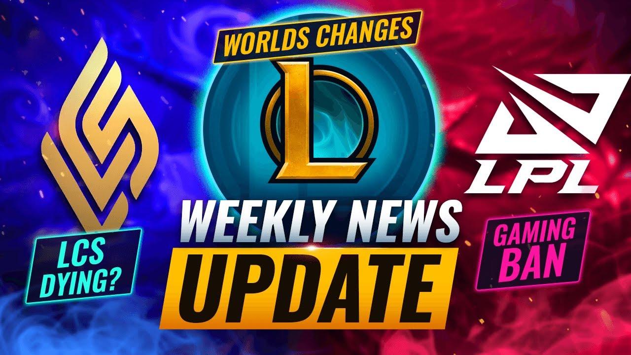 NEWS UPDATE: CHINA GAMING BAN + WORLDS PATCH & More - League of Legends Season 11 thumbnail