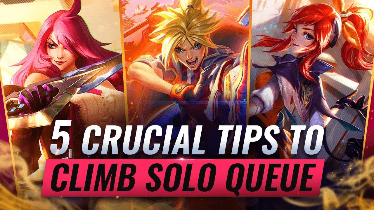 5 CRUCIAL TIPS You NEED TO KNOW To CLIMB in Solo Queue - League of Legends Season 11 thumbnail