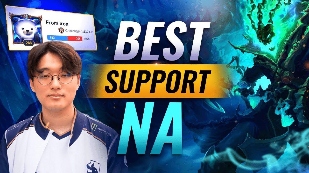 RANK 1 PLAYER IN NA: How CoreJJ Carries CHALLENGER Games as Support - League of Legends thumbnail