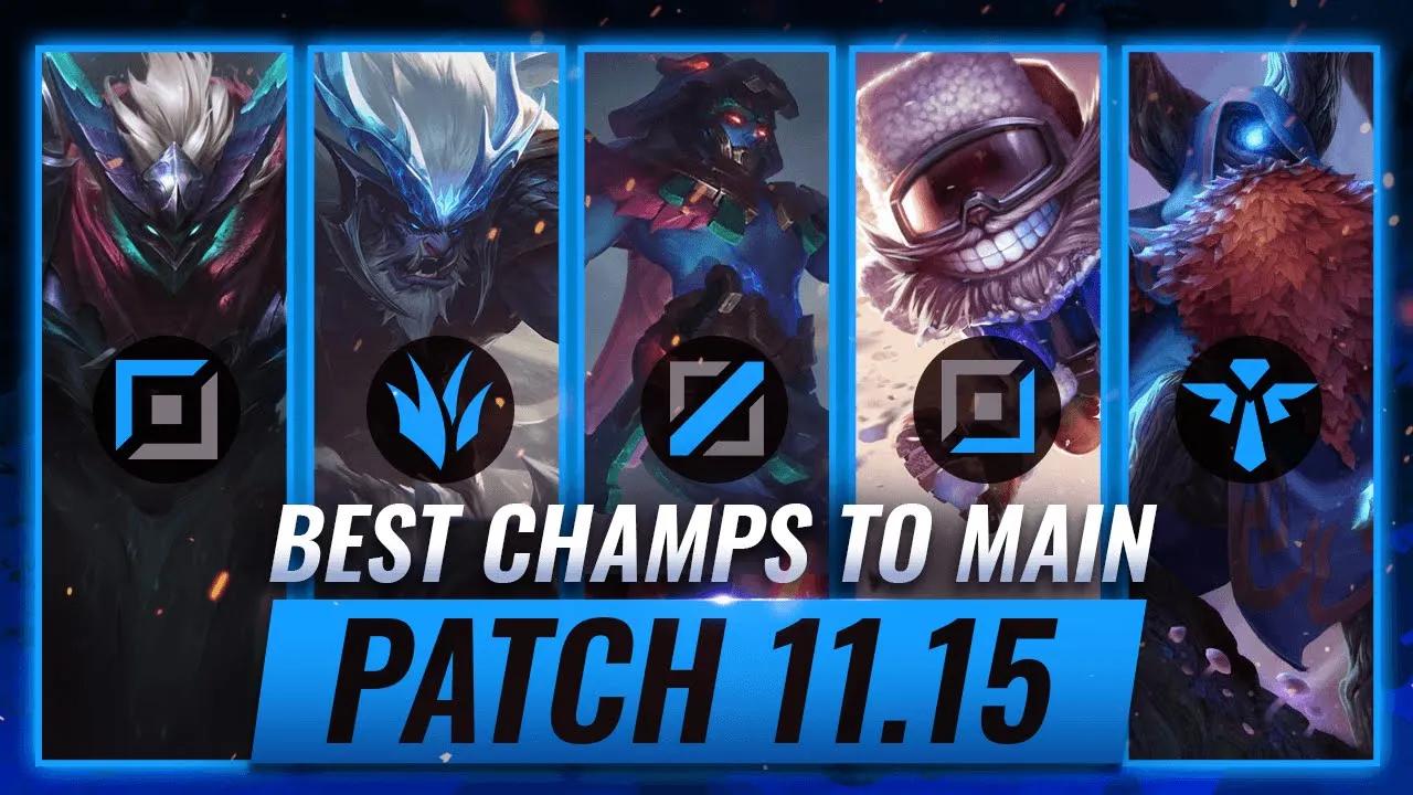 3 BEST Champions To MAIN For EVERY ROLE in Patch 11.15 - League of Legends thumbnail