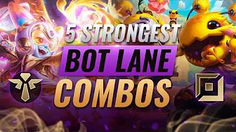 5 STRONGEST Bot Lane Combos YOU SHOULD PLAY in League of Legends - Season 11 thumbnail