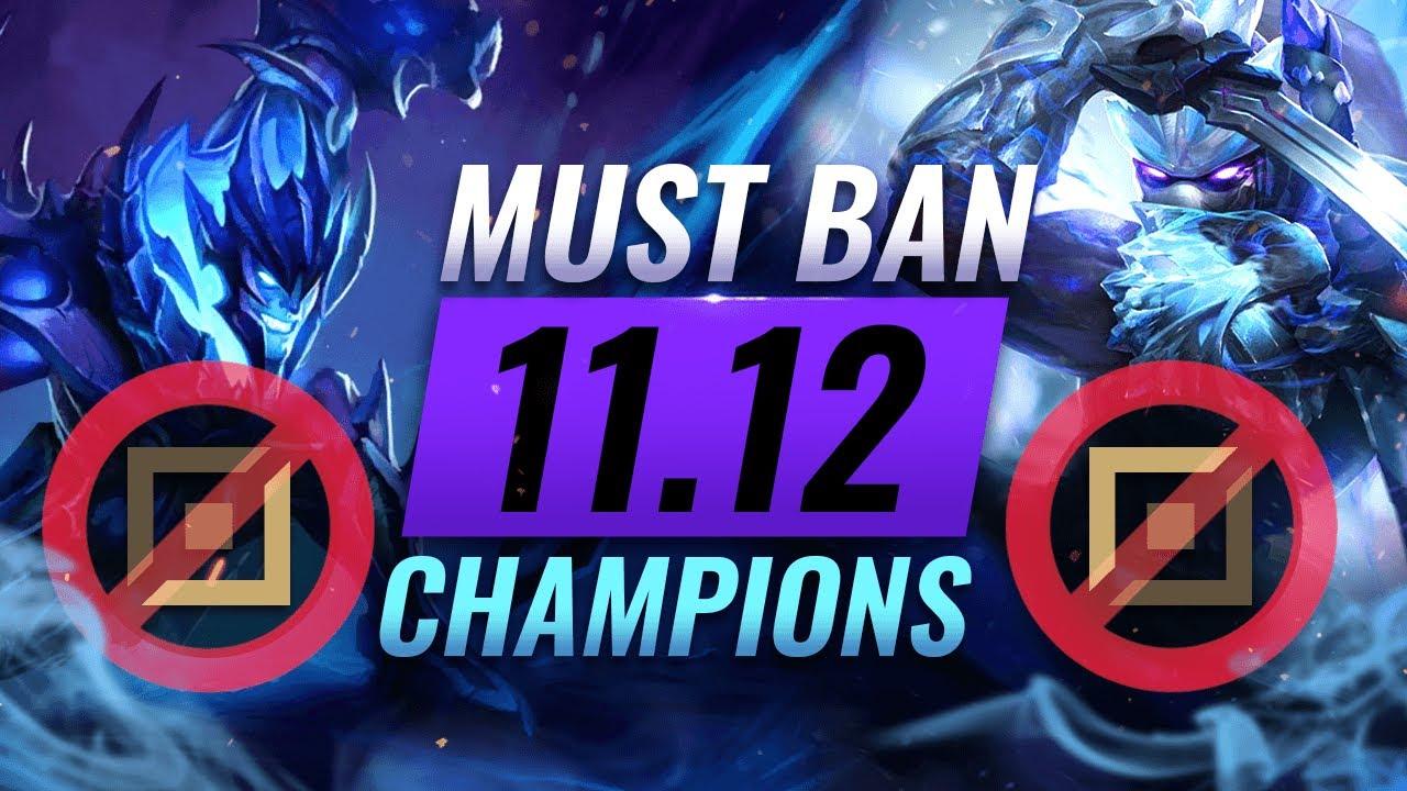 10 MOST DANGEROUS Champions You MUST BAN in Patch 11.12 - League of Legends thumbnail