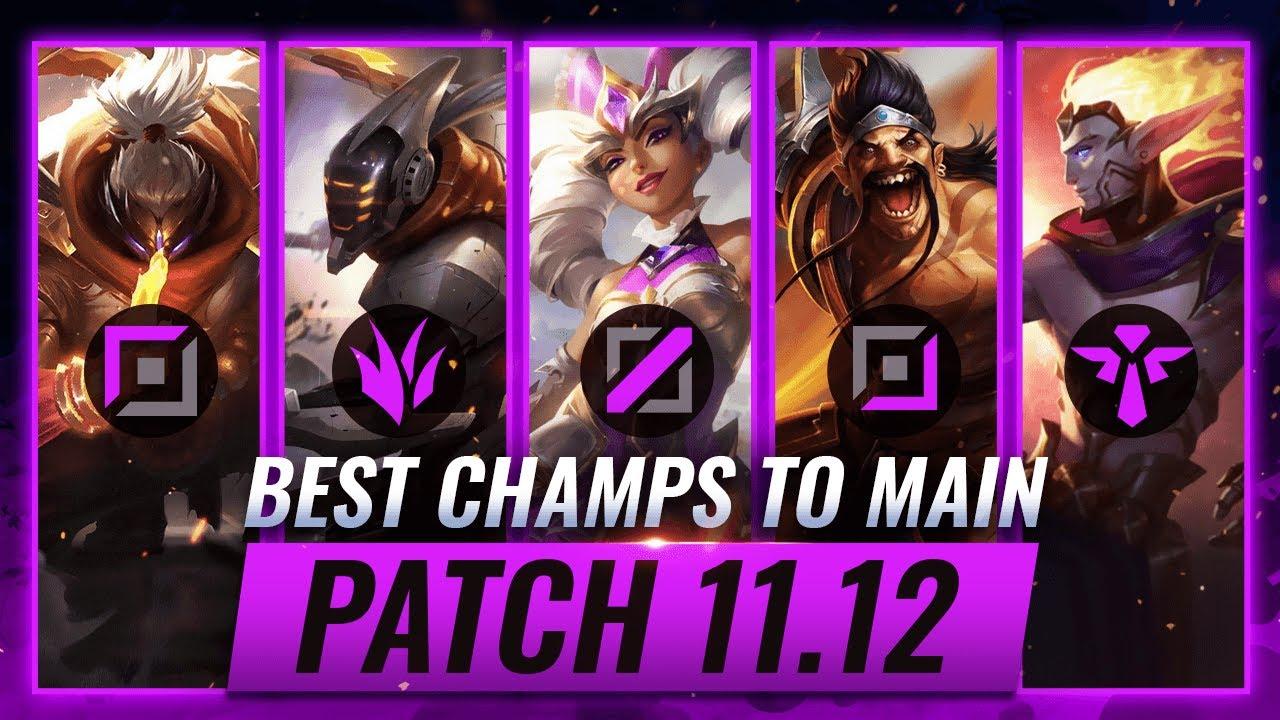 3 BEST Champions To MAIN For EVERY ROLE in Patch 11.12 - League of Legends thumbnail