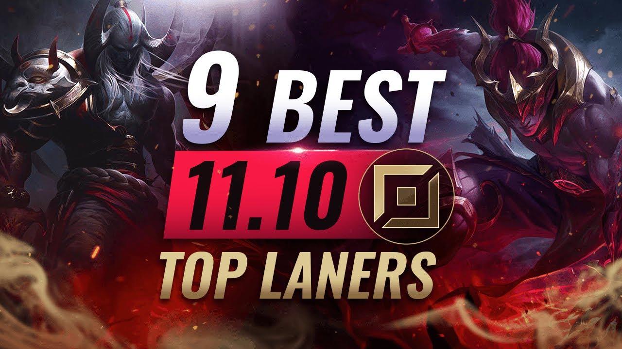 9 TOP LANERS to SOLO CARRY WITH in Patch 11.10 - League of Legends thumbnail