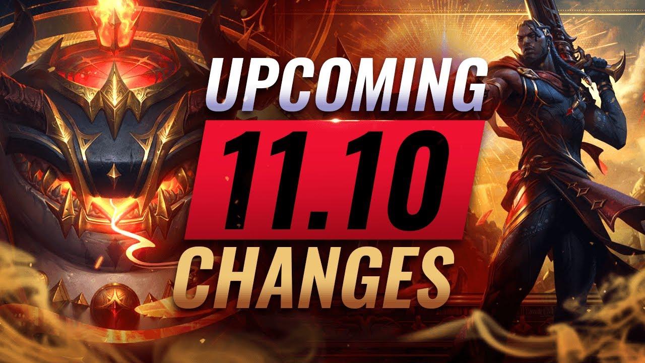 MASSIVE CHANGES: NEW BUFFS & NERFS Coming in Patch 11.10 - League of Legends thumbnail