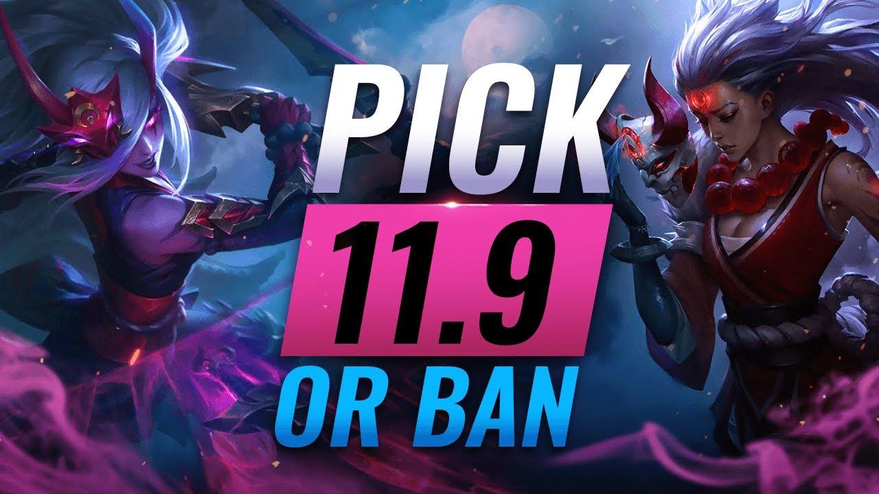 OP PICK or BAN: BEST Builds & Picks For EVERY Role - League of Legends Patch 11.9 thumbnail