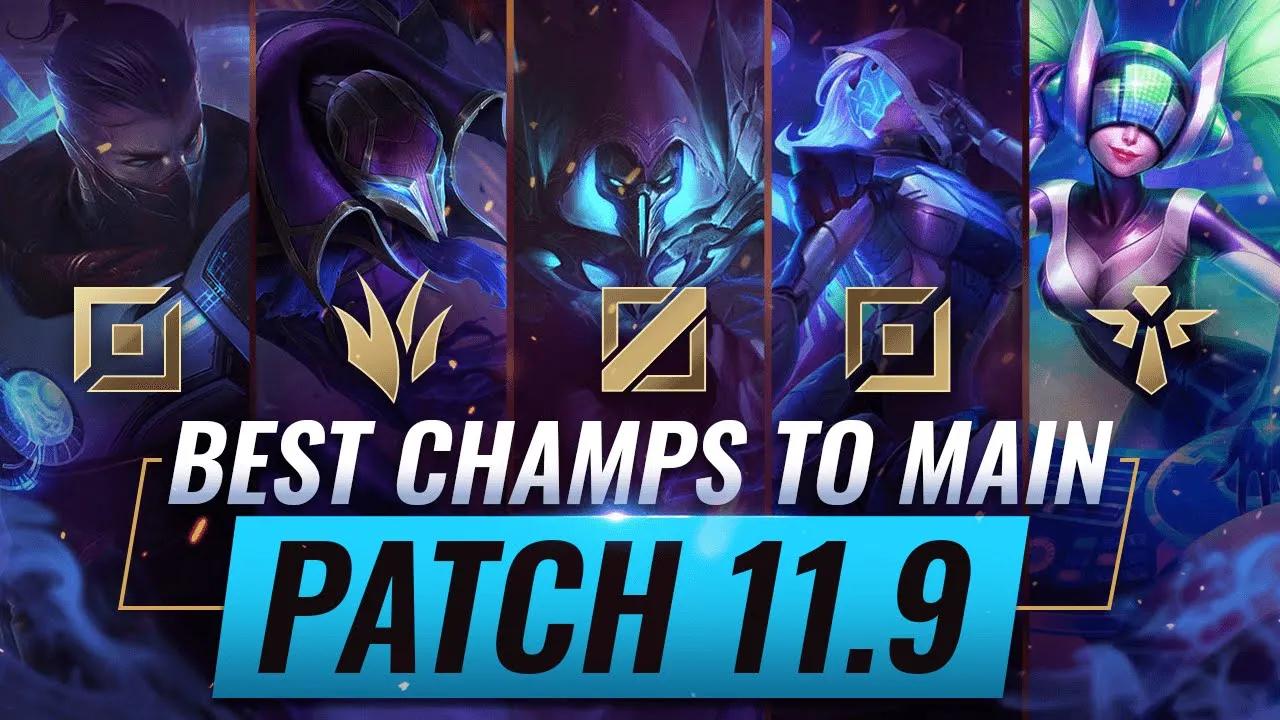 3 BEST Champions To MAIN For EVERY ROLE in Patch 11.9 - League of Legends thumbnail