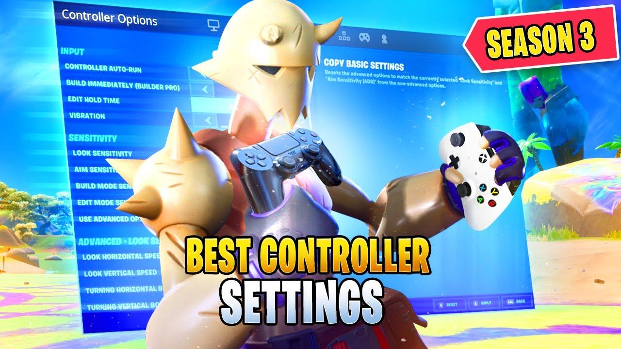 The PERFECT CONTROLLER SETTINGS GUIDE For Fortnite Season 3 - Sensitivity, Deadzones & Much More! thumbnail