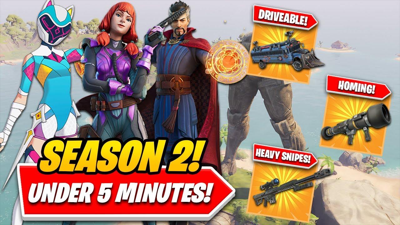 Fortnite CHAPTER 3 SEASON 2 Update Explained: EVERYTHING You NEED TO KNOW In UNDER 5 MINUTES! thumbnail