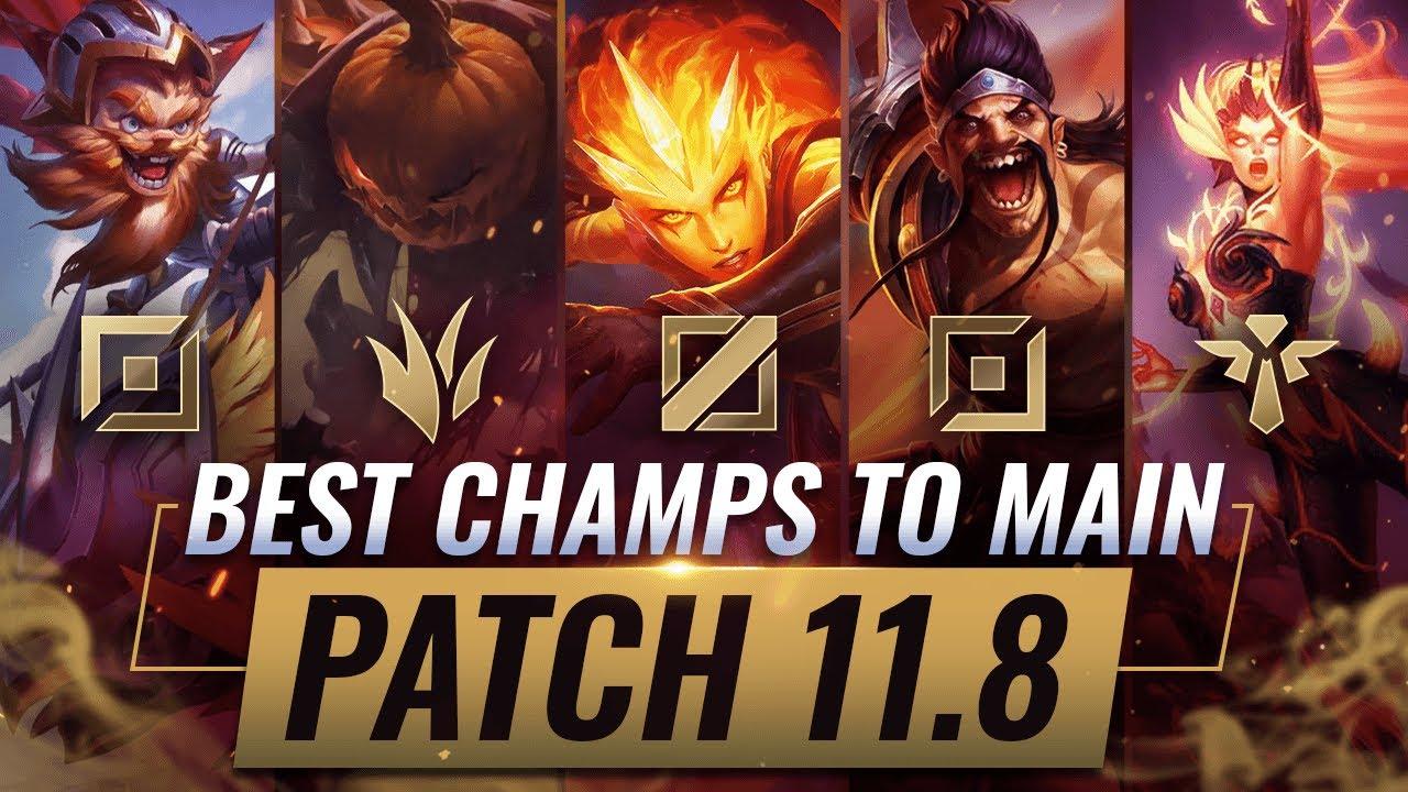 3 BEST Champions To MAIN For EVERY ROLE in Patch 11.8 - League of Legends thumbnail