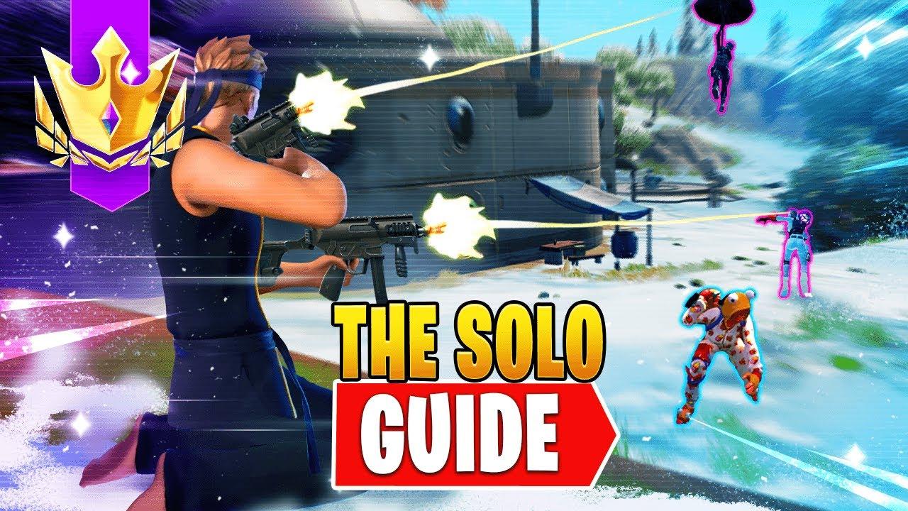 The ULTIMATE GUIDE For Fortnite SOLO PLAYERS! IMPROVE FAST AS A SOLO PRO IN FORTNITE! thumbnail