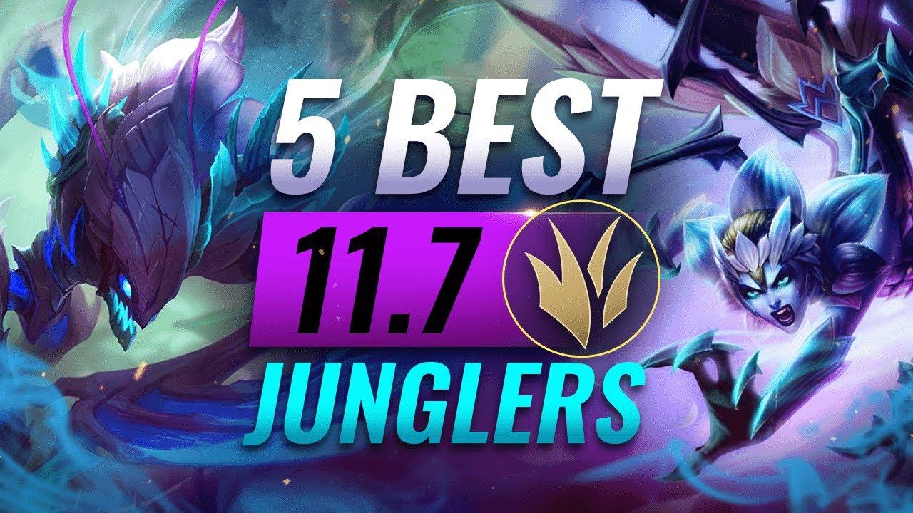 Top 5 Junglers to CARRY WITH in Patch 11.7 - League of Legends thumbnail