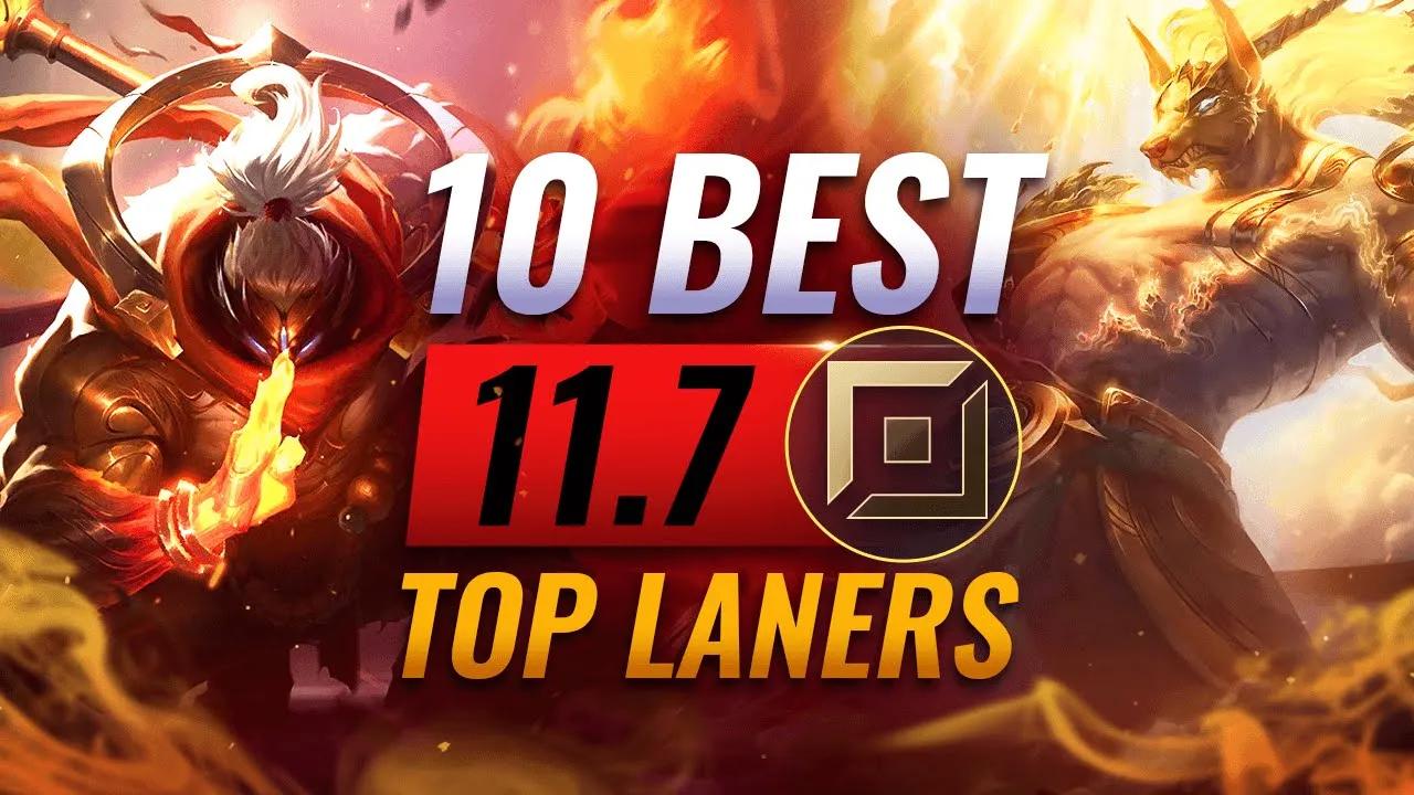 10 Top Laners to SOLO CARRY WITH in Patch 11.7 - League of Legends thumbnail